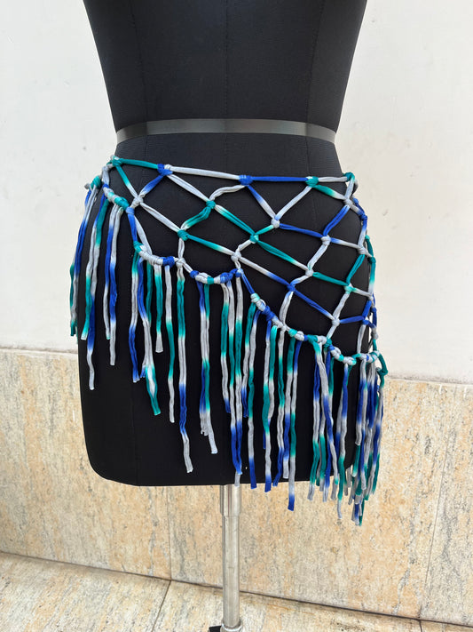 whiteâbeige artisan macramĂ© sarong beach wrap with fringeâ
For beach fashion