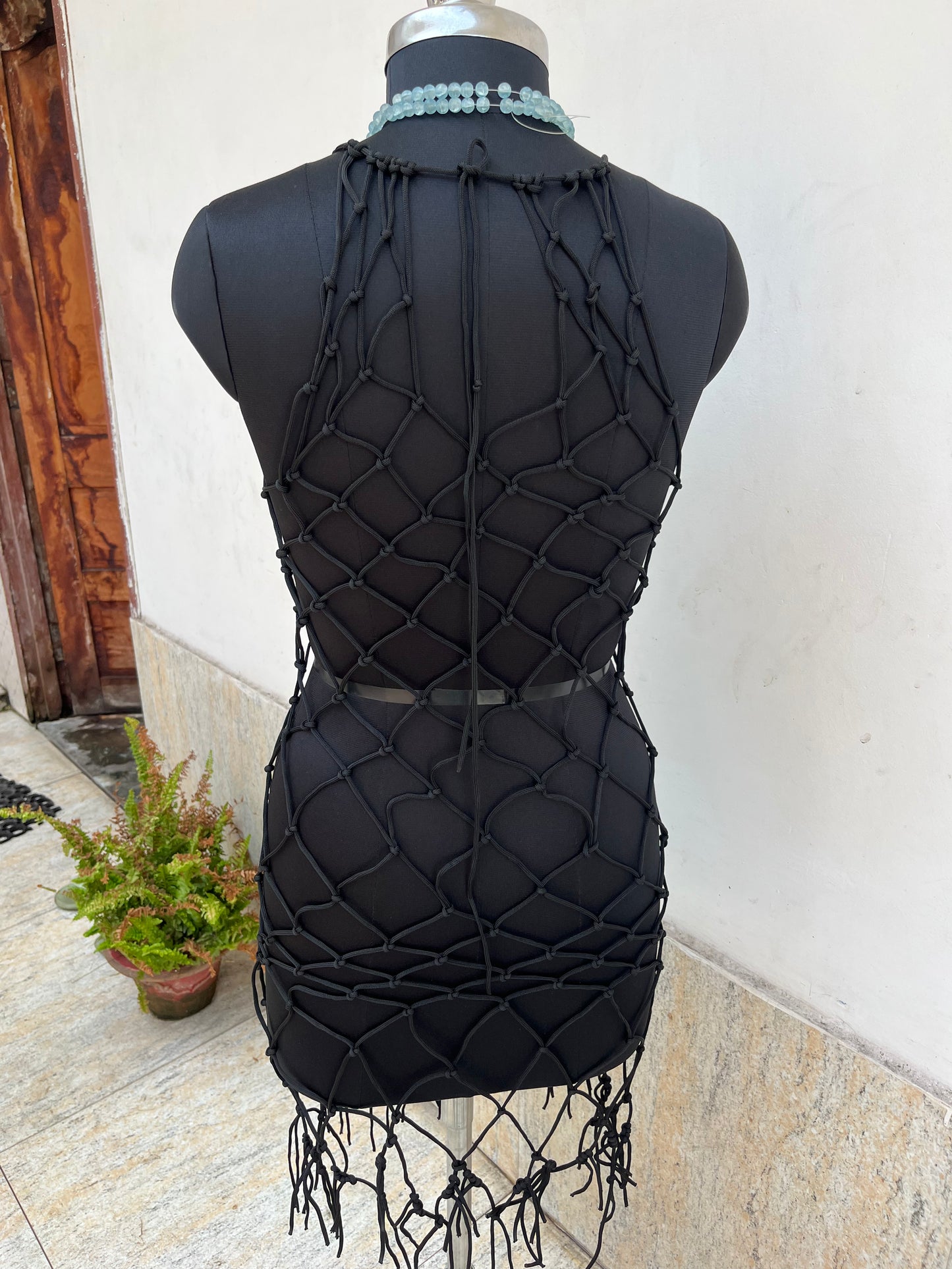 Tidal Dreams Handwoven Macramé Top